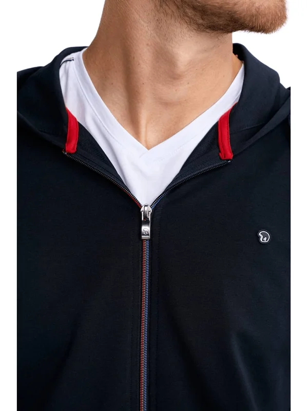Tricolore Gilet Capuche